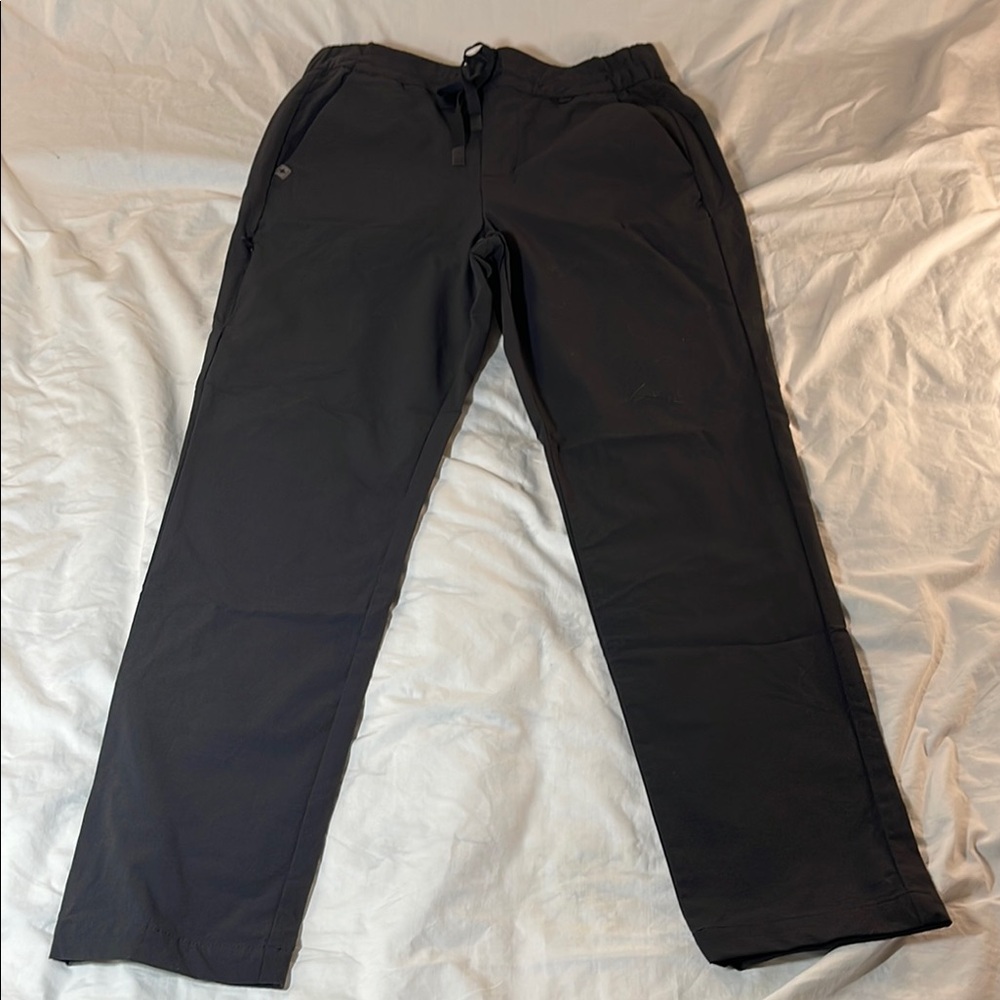 Figs Black Sweatpants Scrub